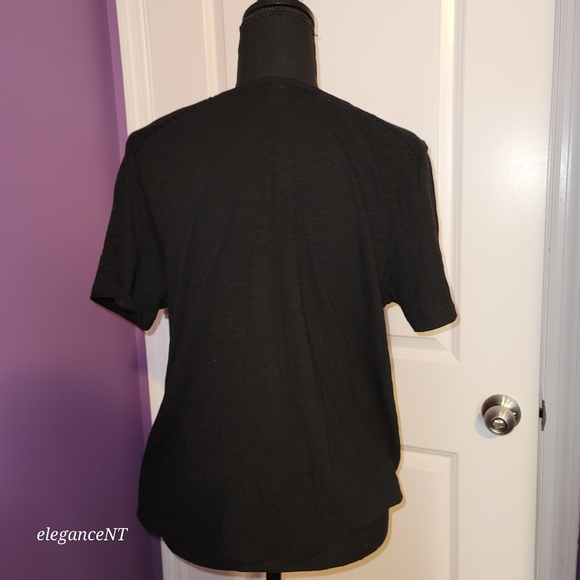 Express Black Front Knot s/s Shirt Sz: XL NWT - Picture 7 of 9